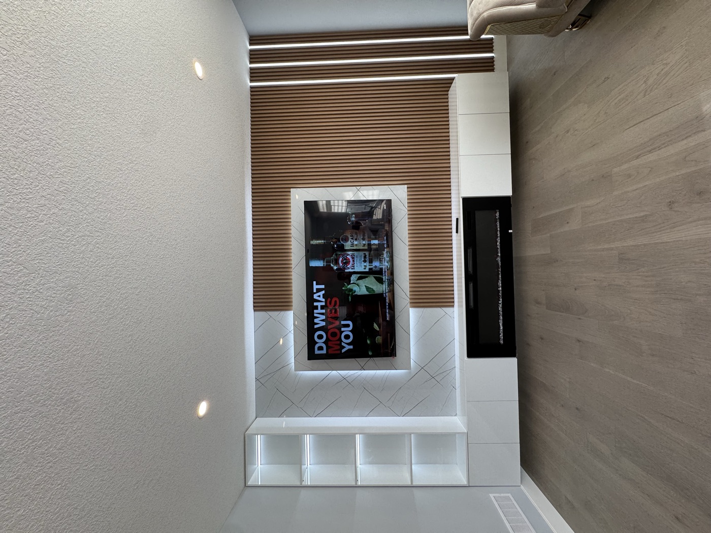Fluted feature wall by ARV
